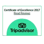 Tripadvisor Certificate of Excellence 2017