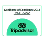 Tripadvisor Certificate of Excellence 2018