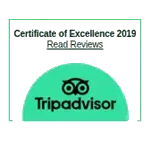 Tripadvisor Certificate of Excellence 2019