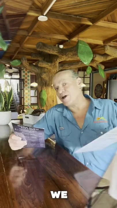 Manfred, our receptionist, talking about Moon Glow Bar & Grill